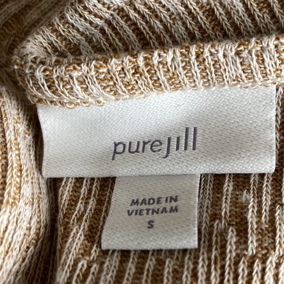 Pure Jill Short Sleeve One Button Large  Pocket Top Matching Sleeveless Shell - Picture 8 of 9